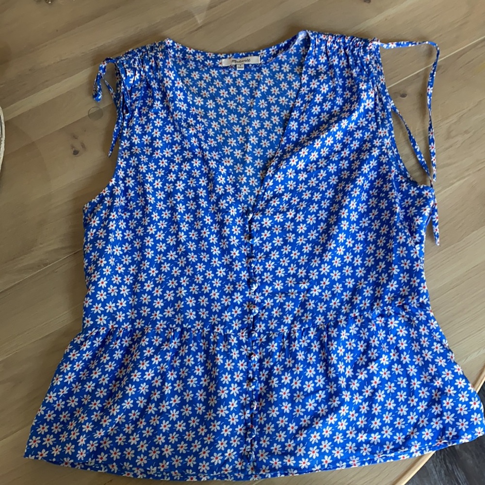 Patterned Madewell Blouse